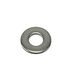 Stainless Flat Washers 1/4 Inch, 304 Stainless Steel, 100 pieces (1/4 Flat Washer) by "Chenango Supply Co., Inc."