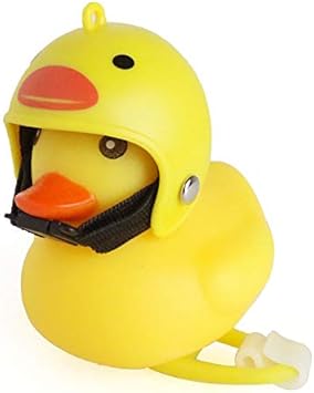 Amazon 自転車用ライト 自転車ベル バイク アクセサリー アヒル ひよこヘルメット 光る 電池交換可 可愛い かわいい 面白い 雑貨 サイクリング ロイストレード 自転車アクセサリー
