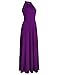 STYLEWORD Women's 2024 Formal Summer Dresses Fashion Evening Cocktail Elegant Party Maxi Long Dress Trendy Clothes(Purple,L)
