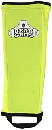 Bear Grips Shin Guards Sleeves 2.0 with 5mm of Padded Leg Protection & No Zipper. for Crossfit, Rope Climbing, Weightlifting Deadlift Socks for Deadlifting. Multi-Colors, Single or Pair