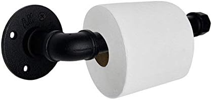 GoYonder Industrial Pipe Decor Toilet Paper Holder Set, Wall Mounted Toilet Roller Paper Holder (Mounting Hardware Included)