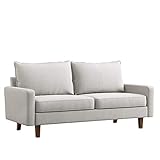 VASAGLE Comfortable Sofa, Couch with Solid Wood