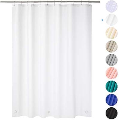 Amazon Com Amazer Shower Curtain 72 W X 96 H Frosted Eva 8g