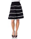 Women's A-Line Layered Striped Mini Skirt