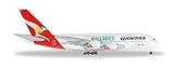 HE528917 Herpa Wings Qantas A380 1:500 Wallabies Model Airplane