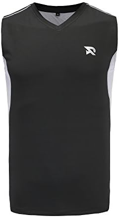 RADHYPE Men's Polyester Fitted Athletic Sleeveless T-Shirt Training Basic Tank Top