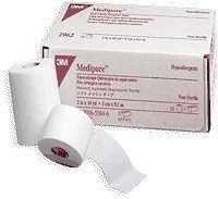 Medipore Cloth Surgical Tape 3"x10yds for Securing Wound Dressings, Tubing and Catheters, and Repeated Applications Where Preservation of At-risk Skin Is Critical