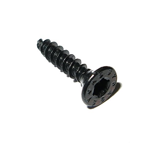 foto-kontor 8 Assy Senkkopf Spezial Holzschrauben 4x20mm in schwarz Gewinde asymmetrisch Lautsprecherschrauben – Bild 5