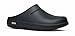 OOFOS Unisex OOcloog, Black - Men’s Size 7, Women’s Size 9 - Lightweight Recovery Footwear - Reduces Stress on Feet, Joints & Back - Machine Washable