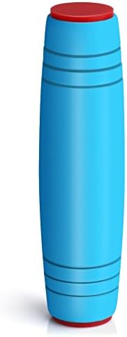 Child Again Rising Wooden Rollver Toy Stress Reducer-Fun Fidget Dimensional Sided Flip Toys Amazing Desktop Toy Perfect for Anxiety ,ADD, ADHD and Autism Adult Children(Blue)