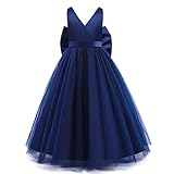 Nileafes Flower Girls Maxi Dress Bridesmaid Wedding