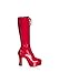 Funtasma by Pleaser Women's Exotica-2020 Boot,Red Patent,8 M