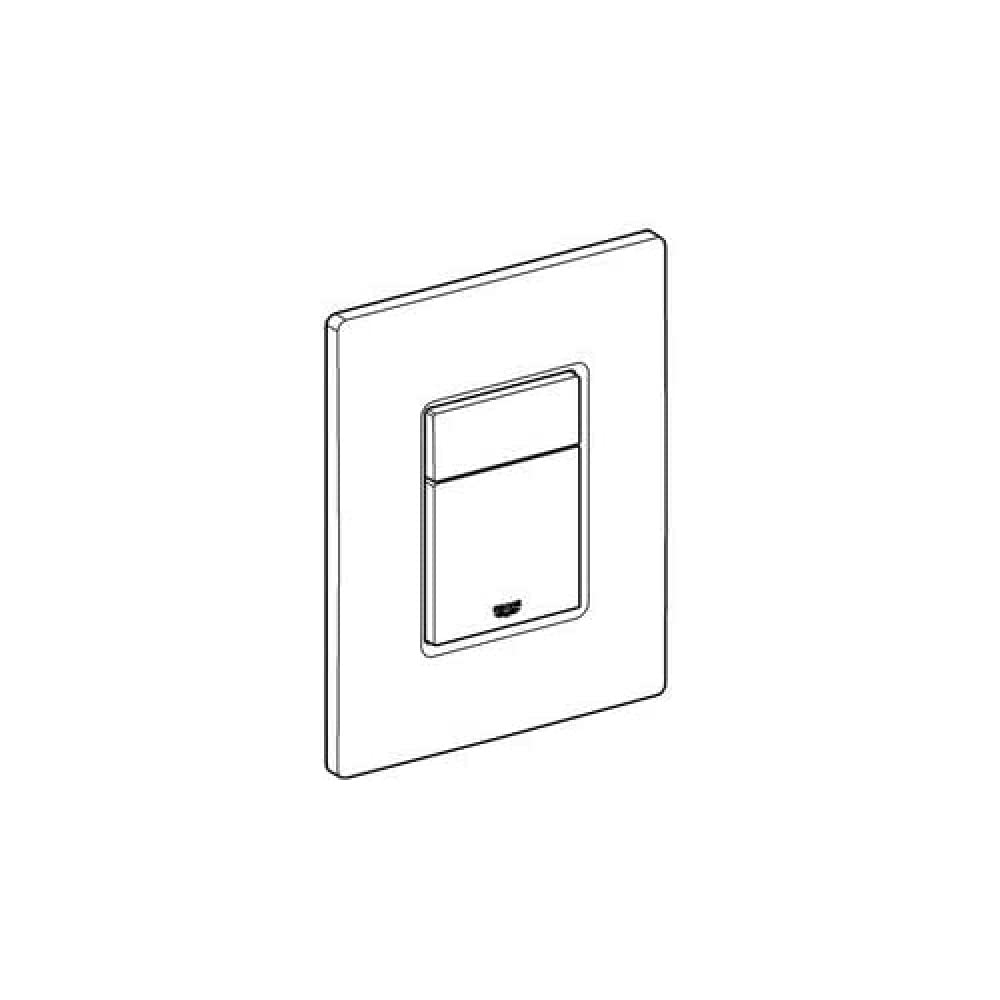 GROHE Top Plate with Push Button Moon White 42369LS0