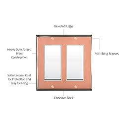 Switch Hits Pink Antique Copper Outlet Wall Plate