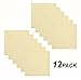 COTTON CRAFT Classic Cotton Set of 12 Pure Cotton Solid Color Dinner Napkins, 20 inch x 20 inch, Ivory