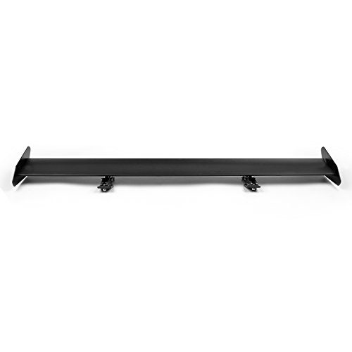Artudatech 43.3 Inch GT Wing Spoiler - Adjustable Angel Single-Deck - Sedan Aluminum Rear Spoiler - Black