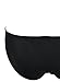Azbro Women's One Piece V Neck Halter Flounce Monokini Swimwear, Black L