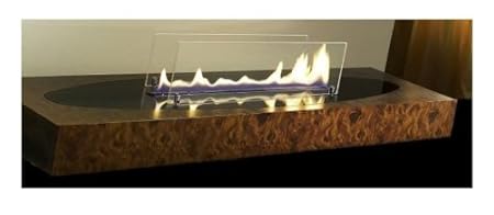 Ebios Fire Elipse Base Root Wood Look By Spartherm Ethanol Fuel
