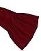 ZANZEA Women's Sexy Off Shoulder Chiffon Lace Ruffle Sleeve Blouse Mini Dress Summer Beach Cover Up Sundress Wine Red M