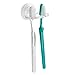 iDesign BPA-Free Plastic Bathroom Suction Toothbrush Holder - 2.75