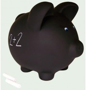 Blackboard Ceramic Piggy Banks (10 inch)