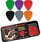 Snarling Dogs Brain Guitar Picks and Tin Box 1 Dozen .88 mm