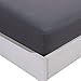 Mohap Fitted Sheet Queen - No Pilling - Bottom Sheet - Deep Pocket - Soft Microfiber - Shrinkage and Fade Resistant - 1 Fitted Sheet Only - Gray