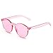 JOJO'S SECRET Oversized Square Sunglasses Metal Frame Flat Top Sunglasses JS009 (Gold/Transparent Red+Gold/Pink, 2.48)