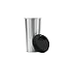 Stainless Steel - Hot or Cold Drink Tumbler - Double Wall Insulated with Silicone Sip Lid - 16oz.