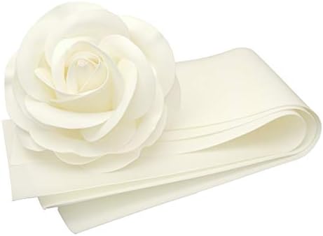 Craft Foam, 3 Strips 14" x 39" (36 cm x 100 cm), Thickness 0.078" (2 mm) (White Cream)