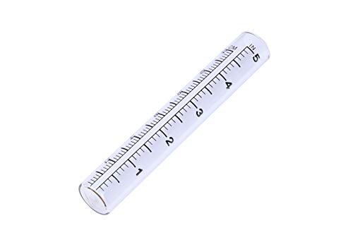 I-MART 2 Pcs Rain Gauge, Glass Tube Replacement for Outdoor Garden