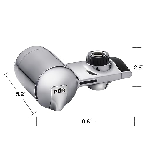 PUR PLUS Faucet Mount Water Filtration System, 3in1 Powerful, Natural