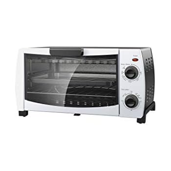 Mainstays 4-Slice Toaster Oven, White