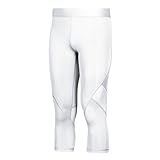 adidas AlphaSkin Compression ThreeQuarter Tight Men's Training XXXL White