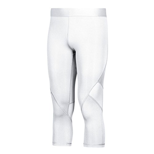 adidas AlphaSkin Compression ThreeQuarter Tight Men's Training XXXL White
