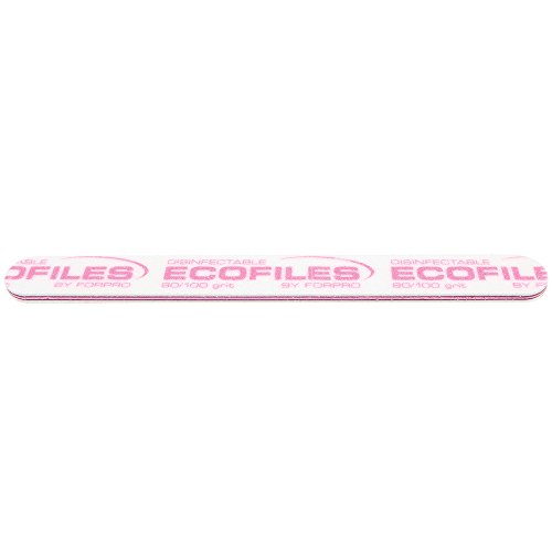 For Pro Pink Ecofile 80/100 Grit, 20 Count