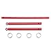 Expandable Spreader Bar Indoor Sport for Home Gyms Gift Set (Frosted Red)