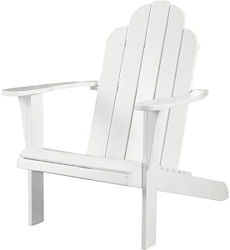White High Comfort Back Adirondack Chair