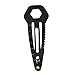 AOWA Multifunction Pin Hair Clip Ruler Cutter Screwdriver Keychain Self-defense Pocket Survival Tool Utility Party USE