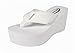 SODA Oxley-S Platform Sandals White 7.5