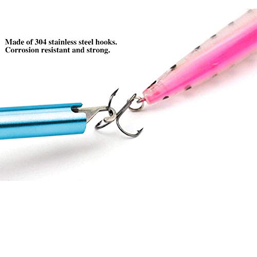 VIPMOON Einfache Angelhaken Entferner-Out Angelhaken Separator Werkzeuge Tragbare Einfache Reichweite Aluminium… – Bild 4