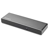 StarTech.com Dual 4K Monitor Thunderbolt 3 Dock with DisplayPort, HDMI & VGA - 85W Power Delivery + Charging - Mac & Windows (TB3DK2DHV)