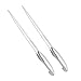 Safely Office Letter Opener Metal Hand Envelope Slitter Knife Tools Craft Knives Fit Open Letters Silver 2 Pack