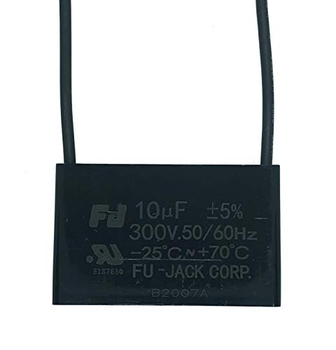 FAN CAPACITOR CBB61 10uf 250V 2 WIRE: Industrial & Scientific