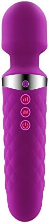 Powerful Speed Vibration Settings - The Ultimate All-Over Body Massages Waterproof, Rechargeable, Handheld Portable Massage Anywhere(Purple)
