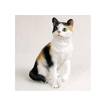 Amazon Com Calico Cat Figurine Home Kitchen