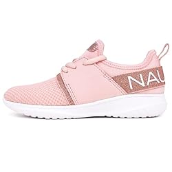 Nautica Girls Lightweight Breathable Sneakers Strap
