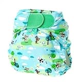 Tots Bots 8-35 lb Easy Fit Hook and Loop Nappy Hey Diddle Print