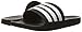 adidas Women's Adilette Ultra Slides Sandals, Black/Core White/Black, 7