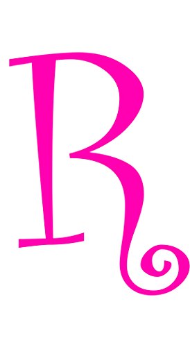 R - MONOGRAM LETTER CURLZ 5